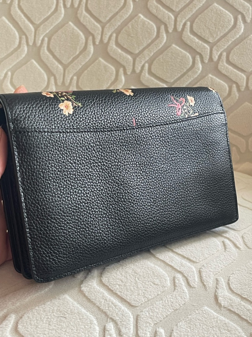Coach Black Floral Crossbody Bag - Picture 3 of 7